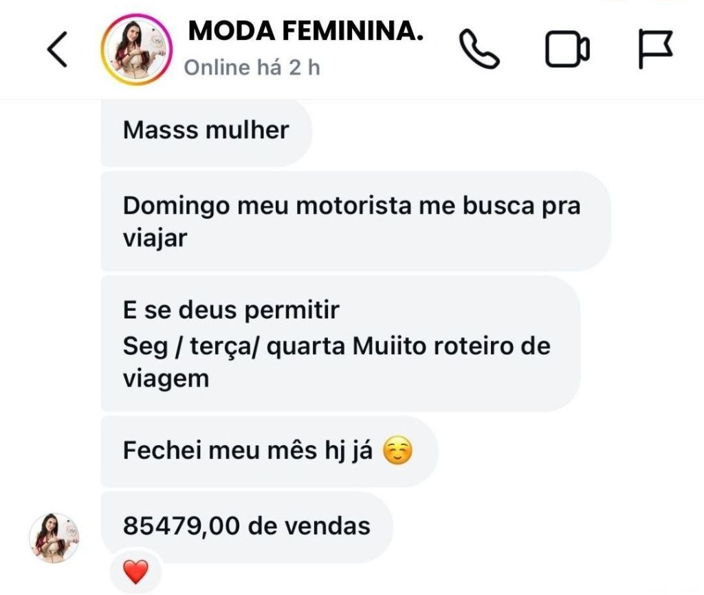Depoimento aluna 1
